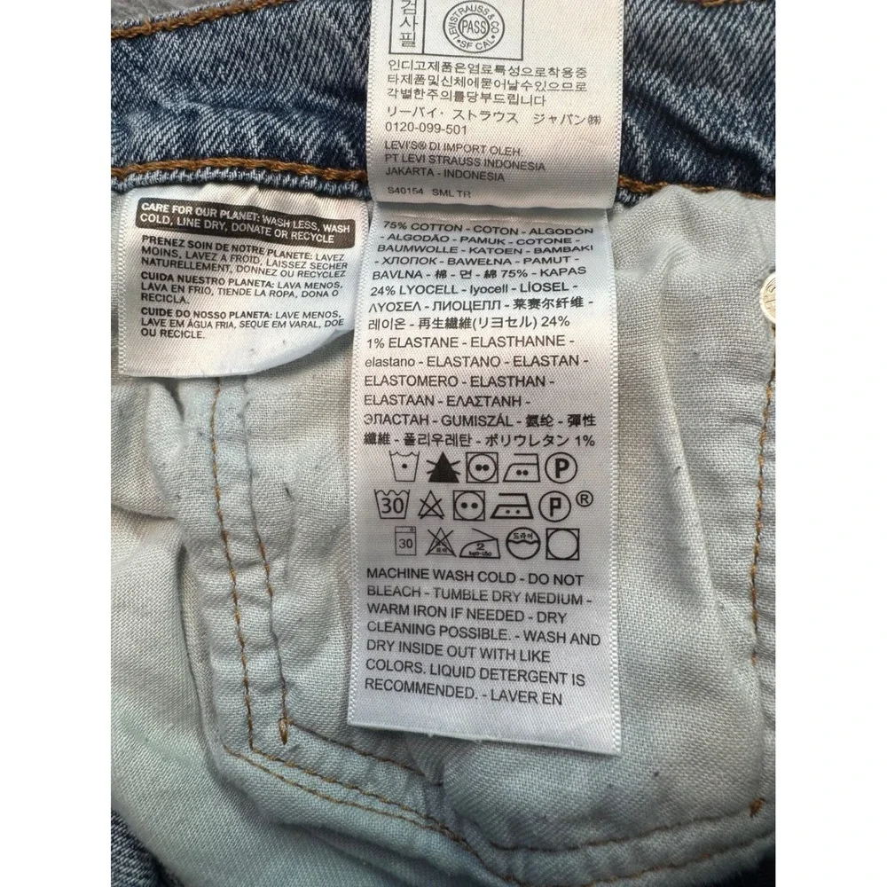 Levis 502 Taper Mens Jeans Light Wash Blue Denim 38x32 29507-0370